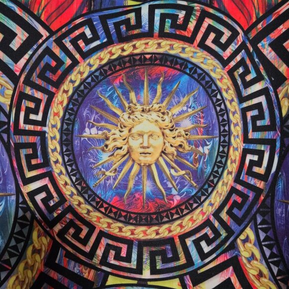 Medusa Venetian Strapless Bodycon Dress Gianni Style Cocktail Party Event Sz 3XL - Picture 8 of 11